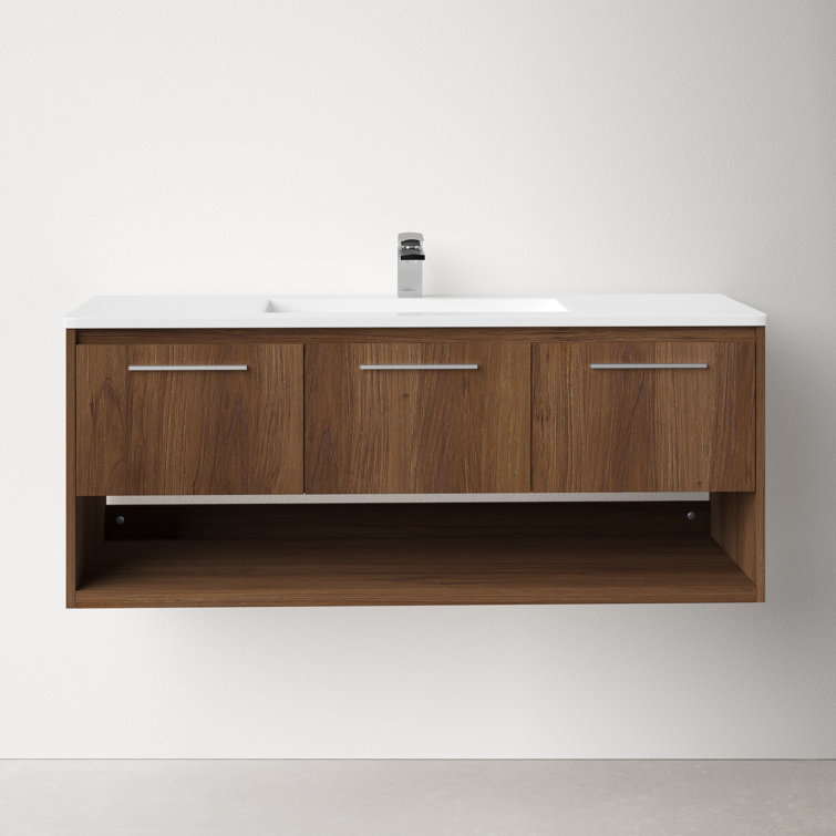 Andover 48" WallMounted Single Bathroom Vanity Set & Reviews AllModern